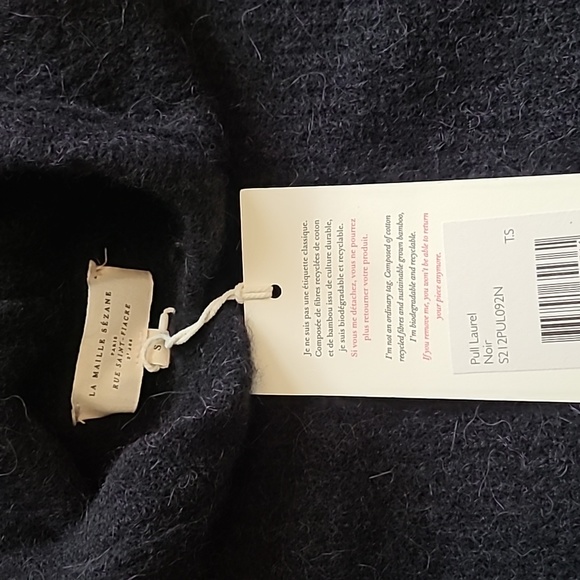 Nwt! Sezane Laurel Jumper black - Picture 6 of 8